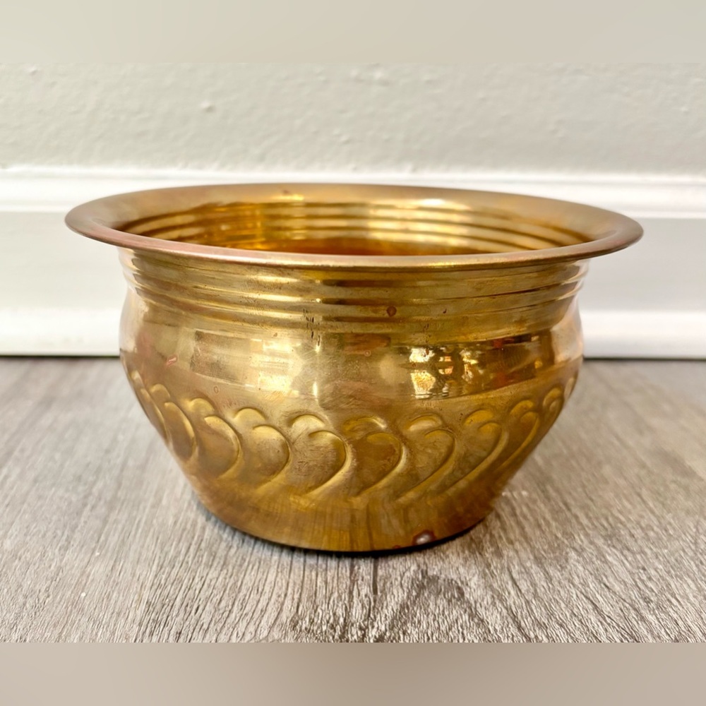 Vintage, Brass Decorative Bowl or Planter